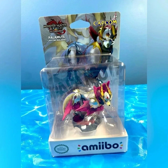 Amiibo - Monster  Hunter Rise Sunbreak - Palamute Canyne Malzeno - New 🐶 - Picture 1 of 6